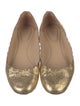 Chloé Leather Scalloped Accent Ballet Flats