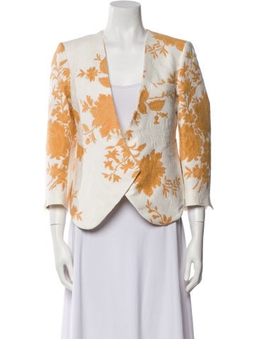 Chloé Jackets Floral Print Evening Jacket Us6, Fr38 | M