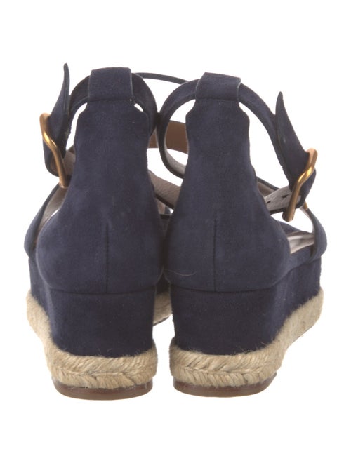 Chloé Suede Scalloped Accent Espadrilles