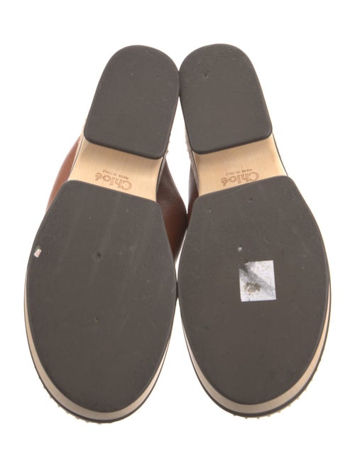Chloé Leather Printed Slides