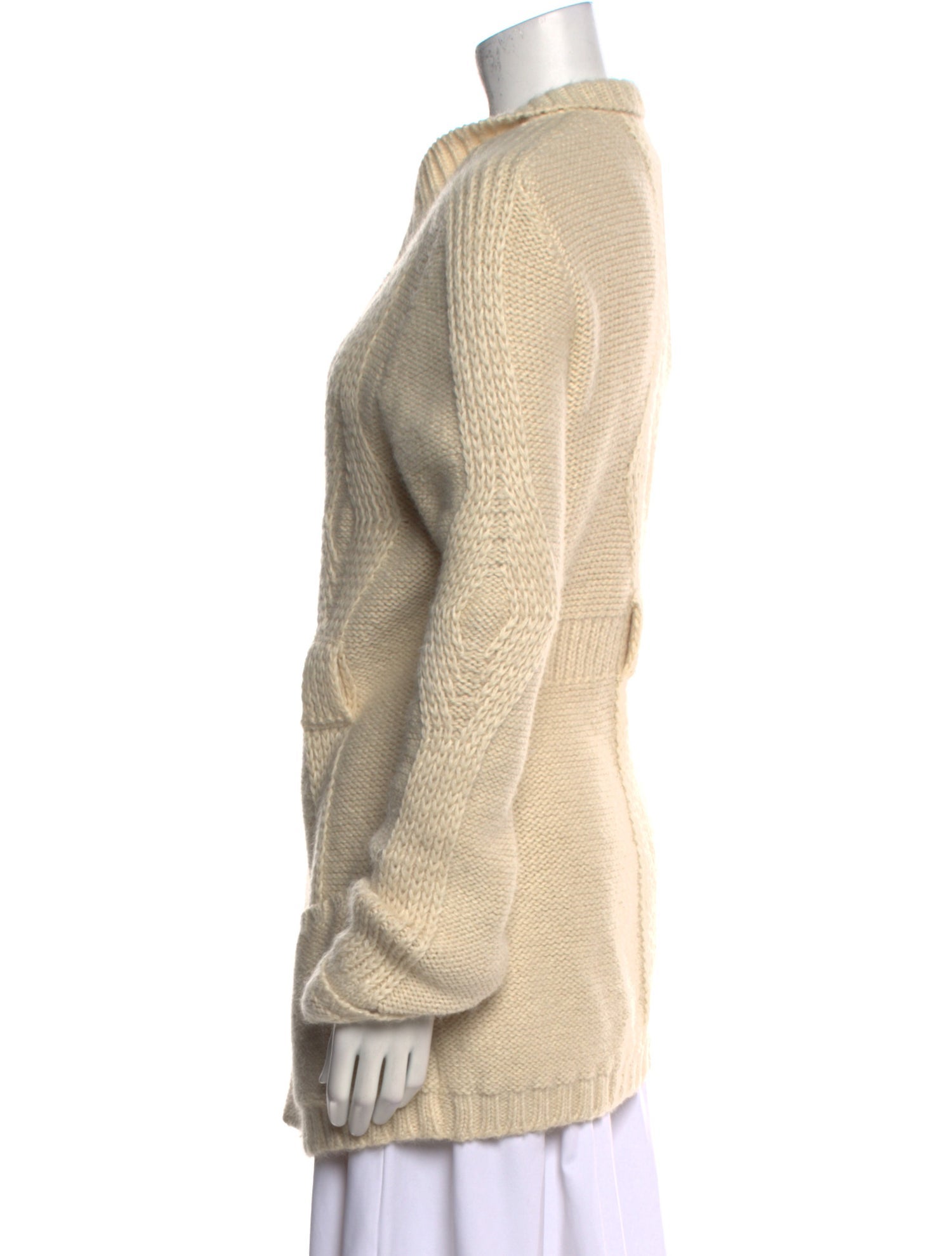 Chloé Alpaca Open Front Sweater