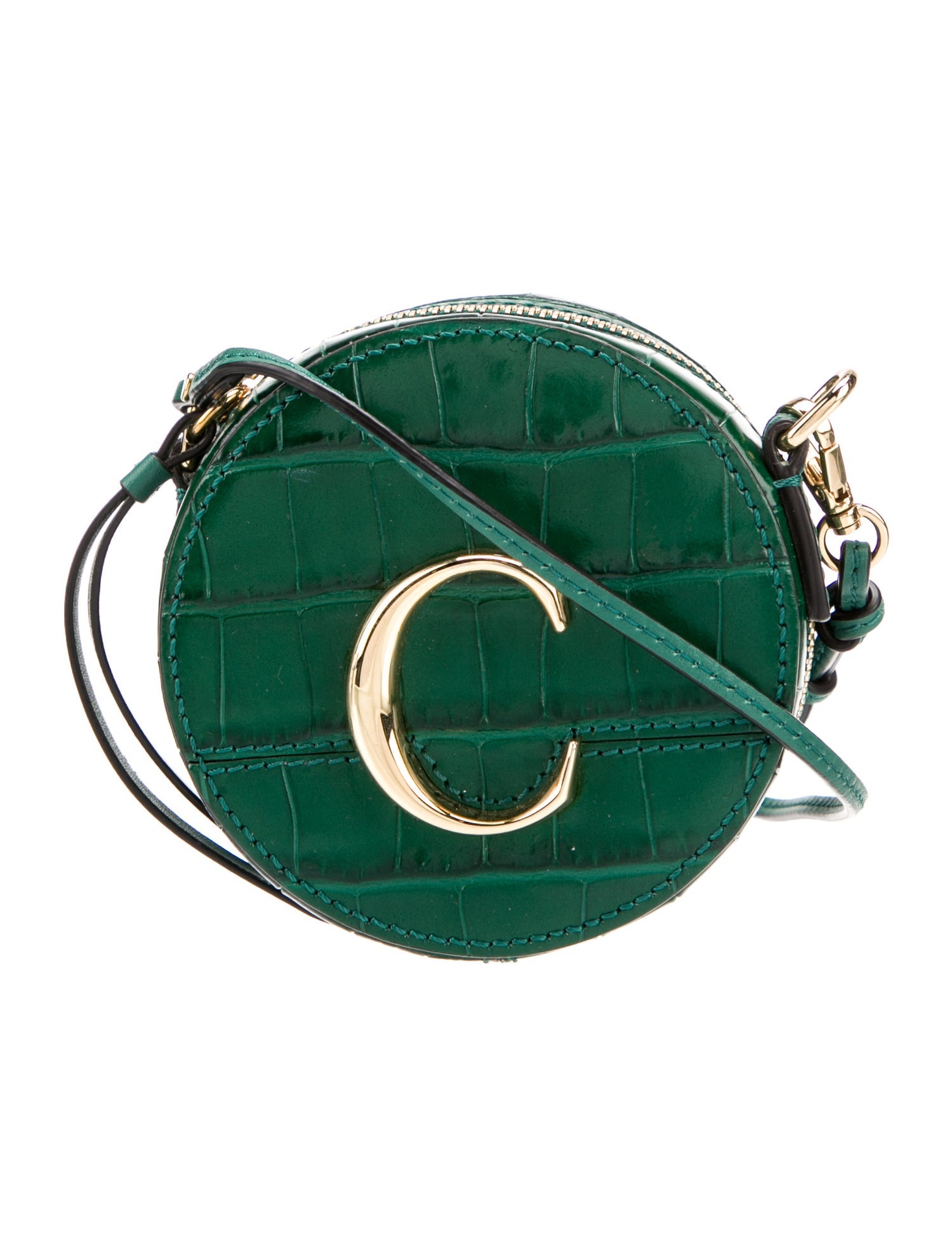 Chloé Embossed Leather Crossbody Bag