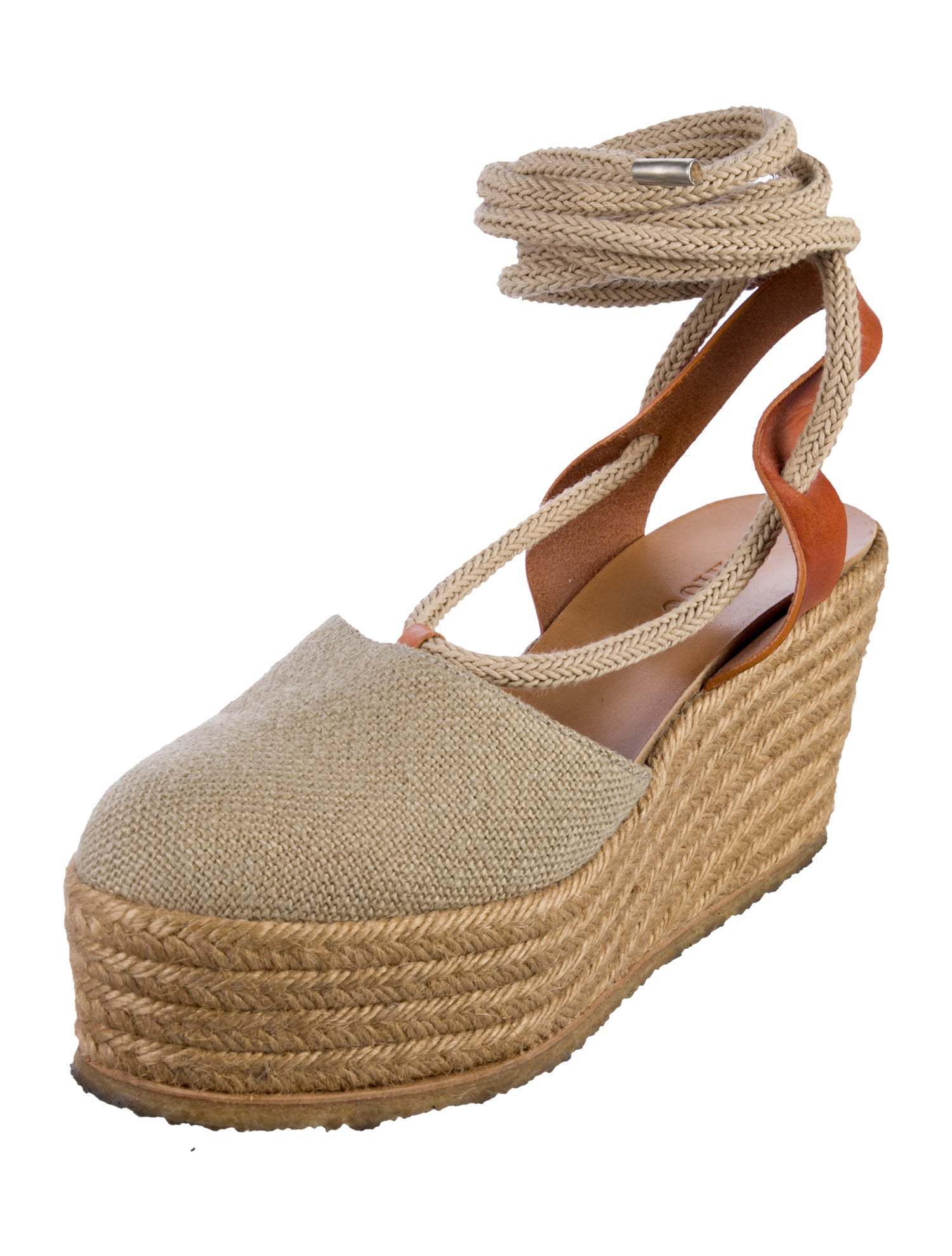 Chloé Canvas Slingback Pumps