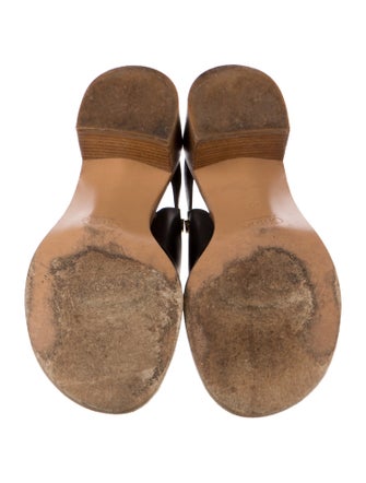 Chloé Leather Slides