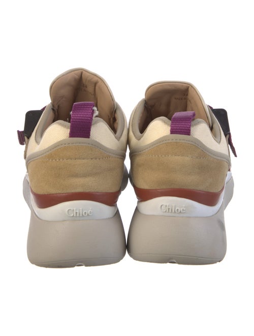 Chloé Mesh Colorblock Pattern Chunky Sneakers