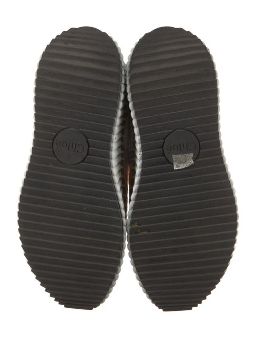 Chloé Whipstitch Trim Sneakers