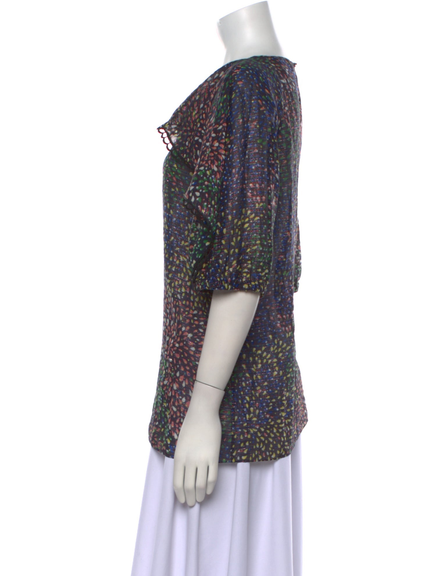 Chloé Printed Crew Neck T-Shirt