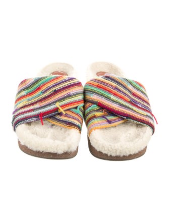 Chloé Printed Scalloped Accent Espadrilles