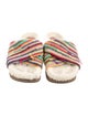 Chloé Printed Scalloped Accent Espadrilles