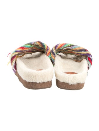 Chloé Printed Scalloped Accent Espadrilles