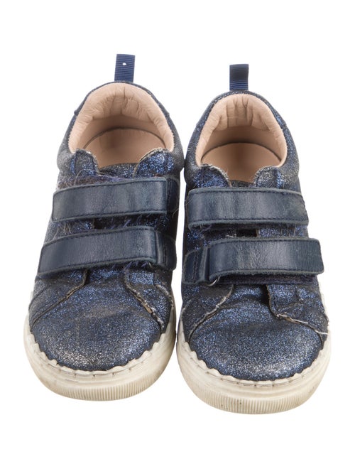 Chloé Girls' Glitter Velcro Sneakers