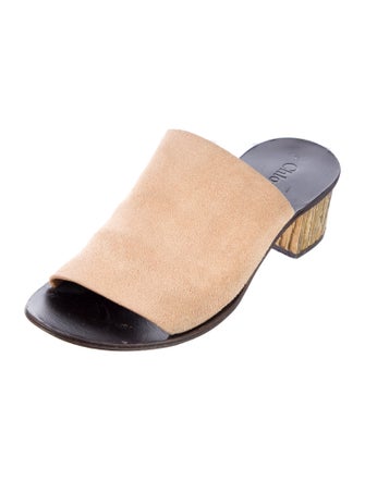 Chloé Suede Slides