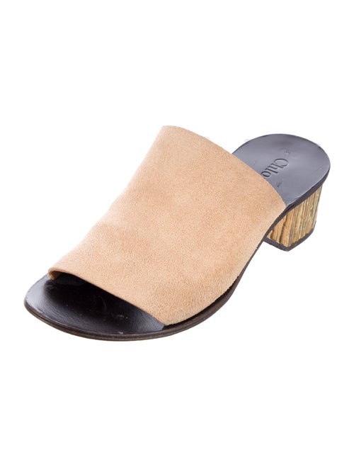 Chloé Suede Slides