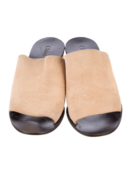 Chloé Suede Slides
