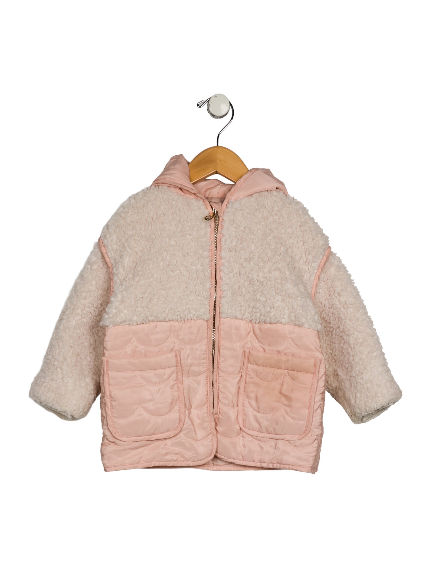 Chloé Chloé Toddler Girls' Faux-Fur Trim Jacket