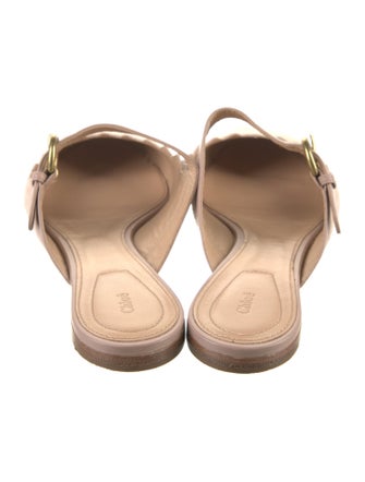 Chloé Suede Scalloped Accent Mules