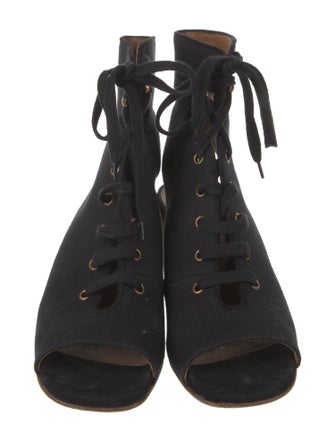 Chloé Canvas Gladiator Sandals