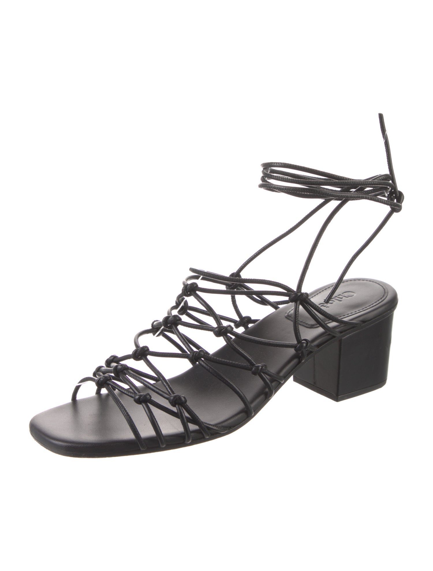 Chloé Leather Gladiator Sandals