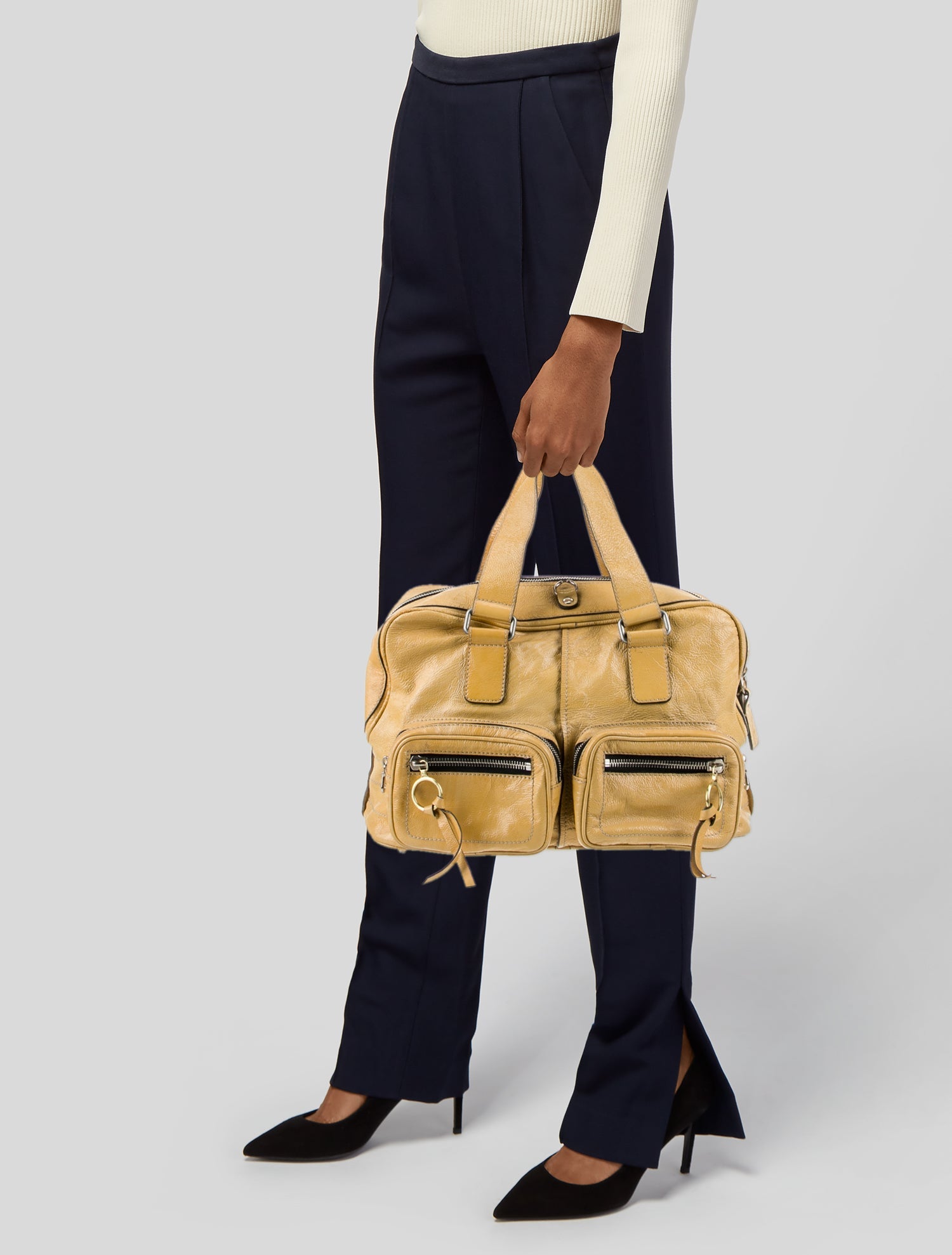 Chloé Leather Top Handle Bag