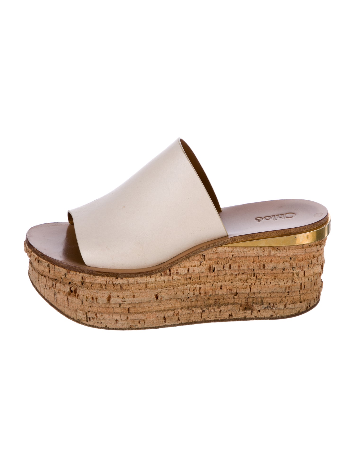 Chloé Leather Slides