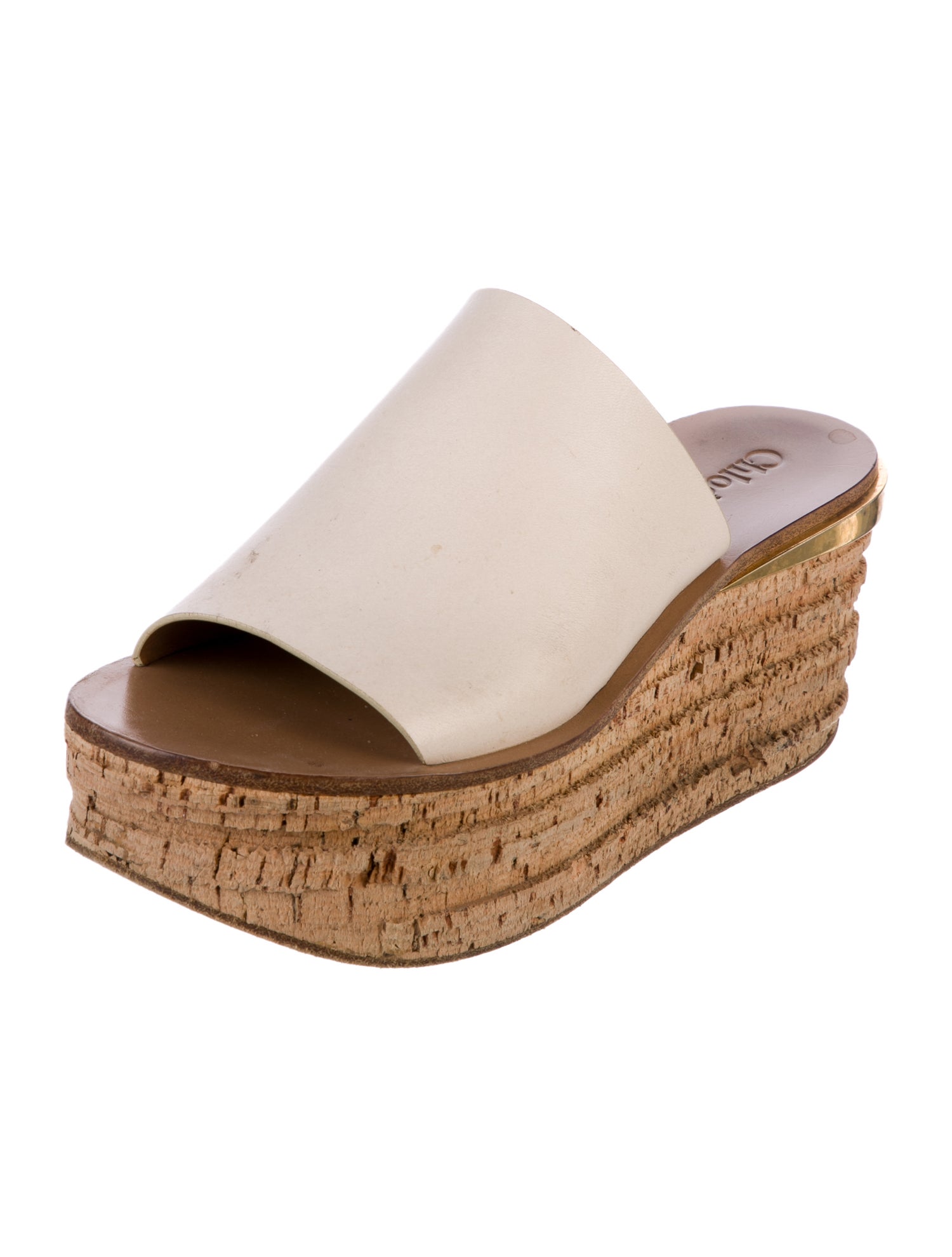 Chloé Leather Slides