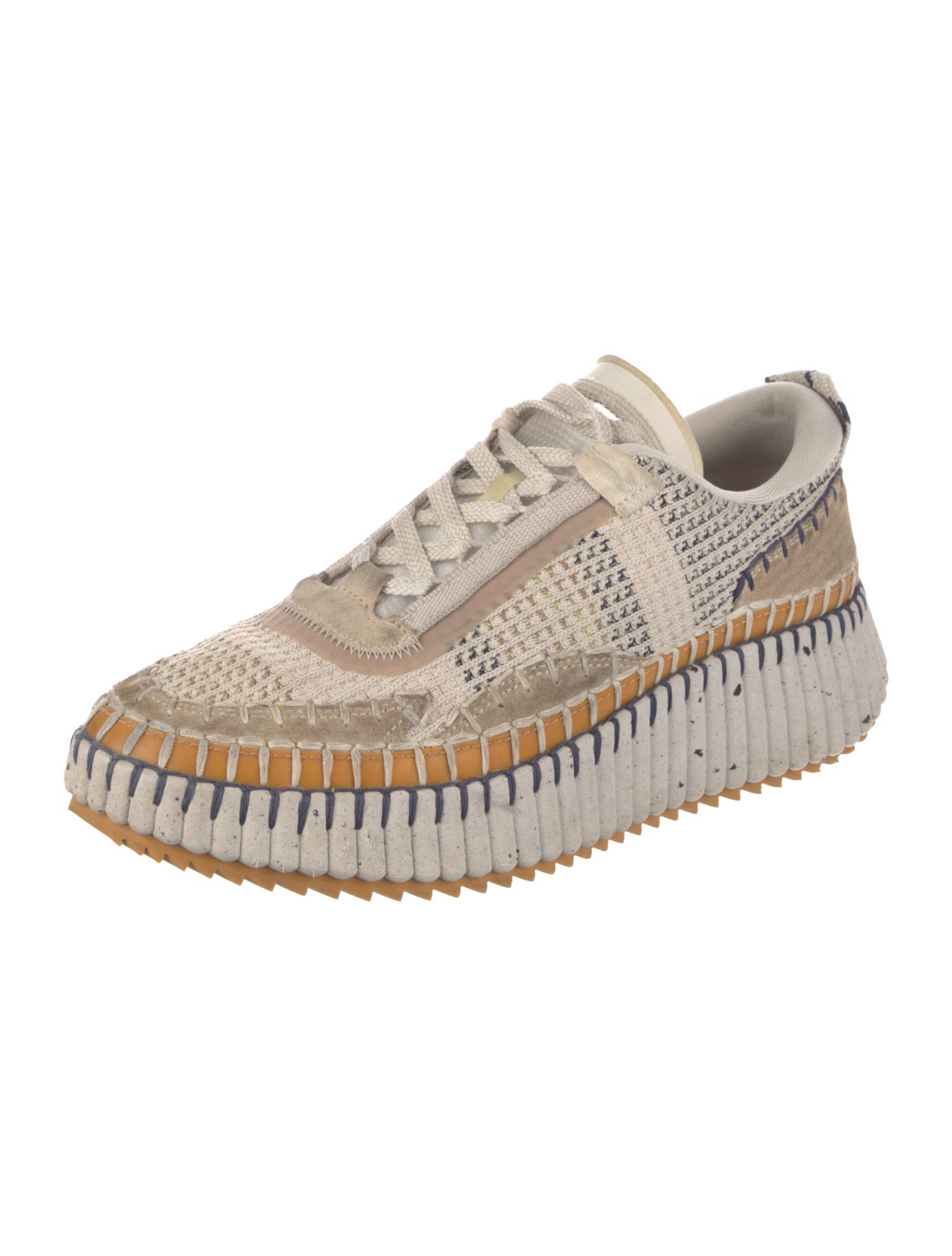 Chloé Canvas Printed Sneakers