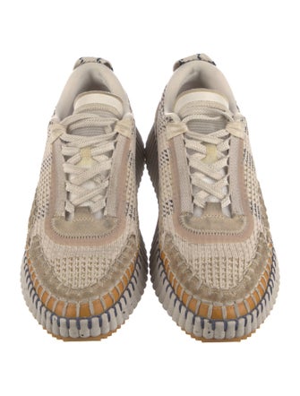 Chloé Canvas Printed Sneakers