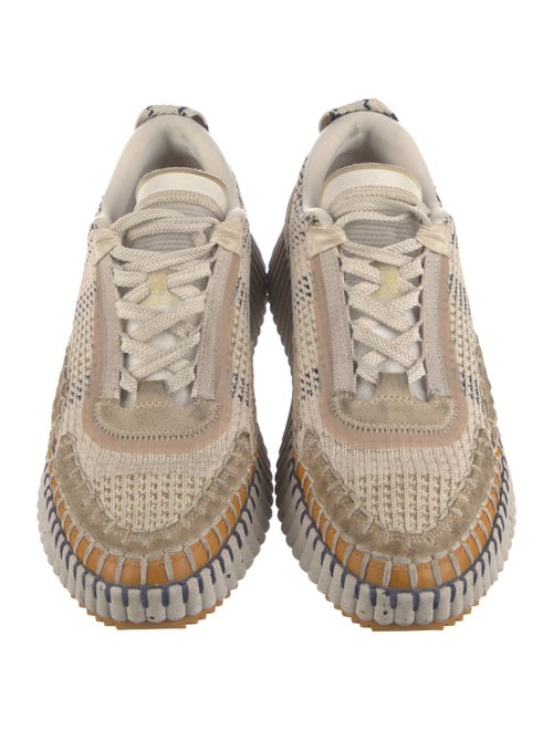 Chloé Canvas Printed Sneakers