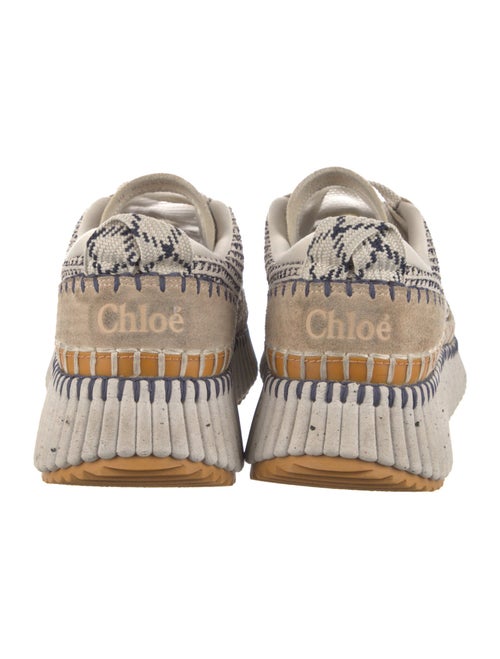 Chloé Canvas Printed Sneakers