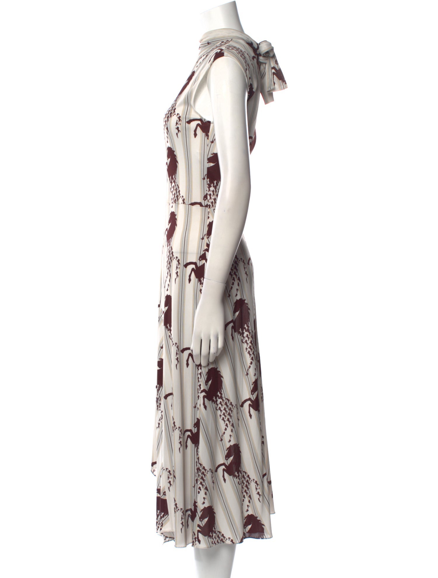 Chloé Printed Long Dress