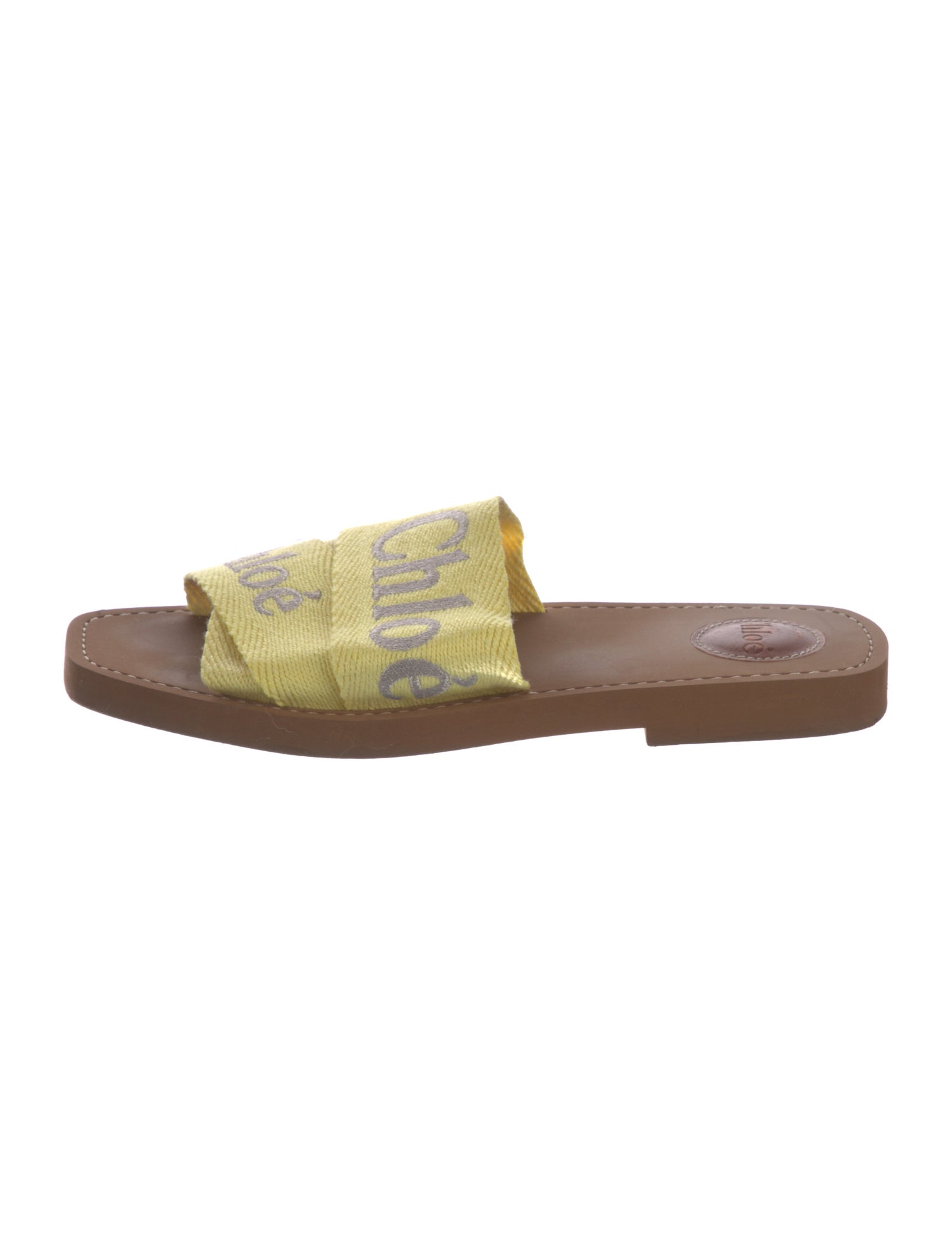 Chloé Canvas Printed Slides