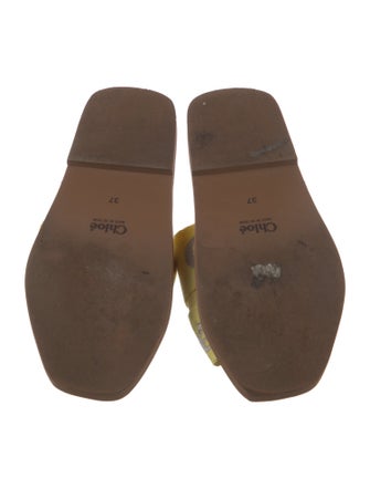 Chloé Canvas Printed Slides