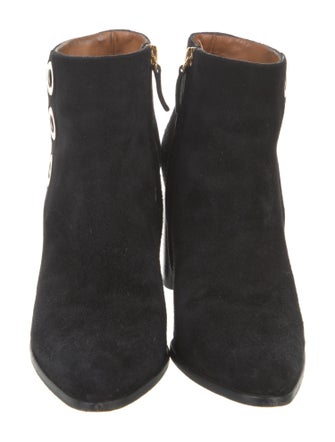 Chloé Suede Printed Boots