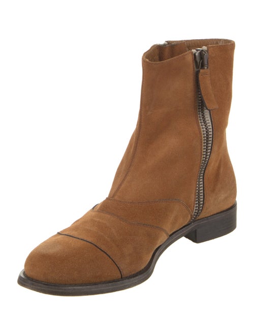 Chloé Suede Combat Boots