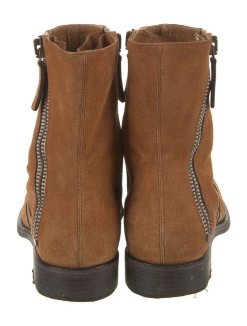 Chloé Suede Combat Boots