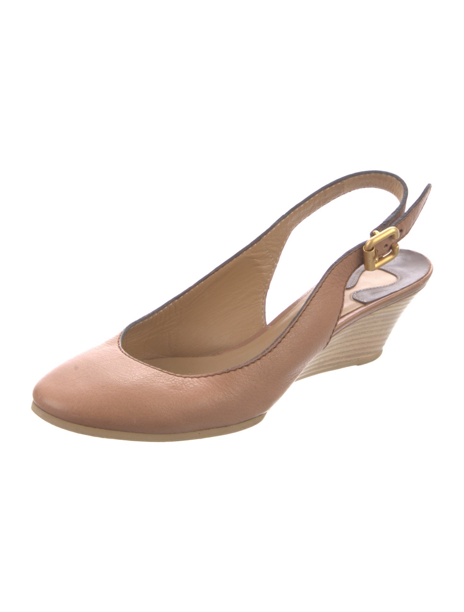 Chloé Leather Slingback Pumps