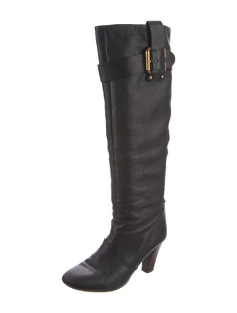 Chloé Leather Riding Boots