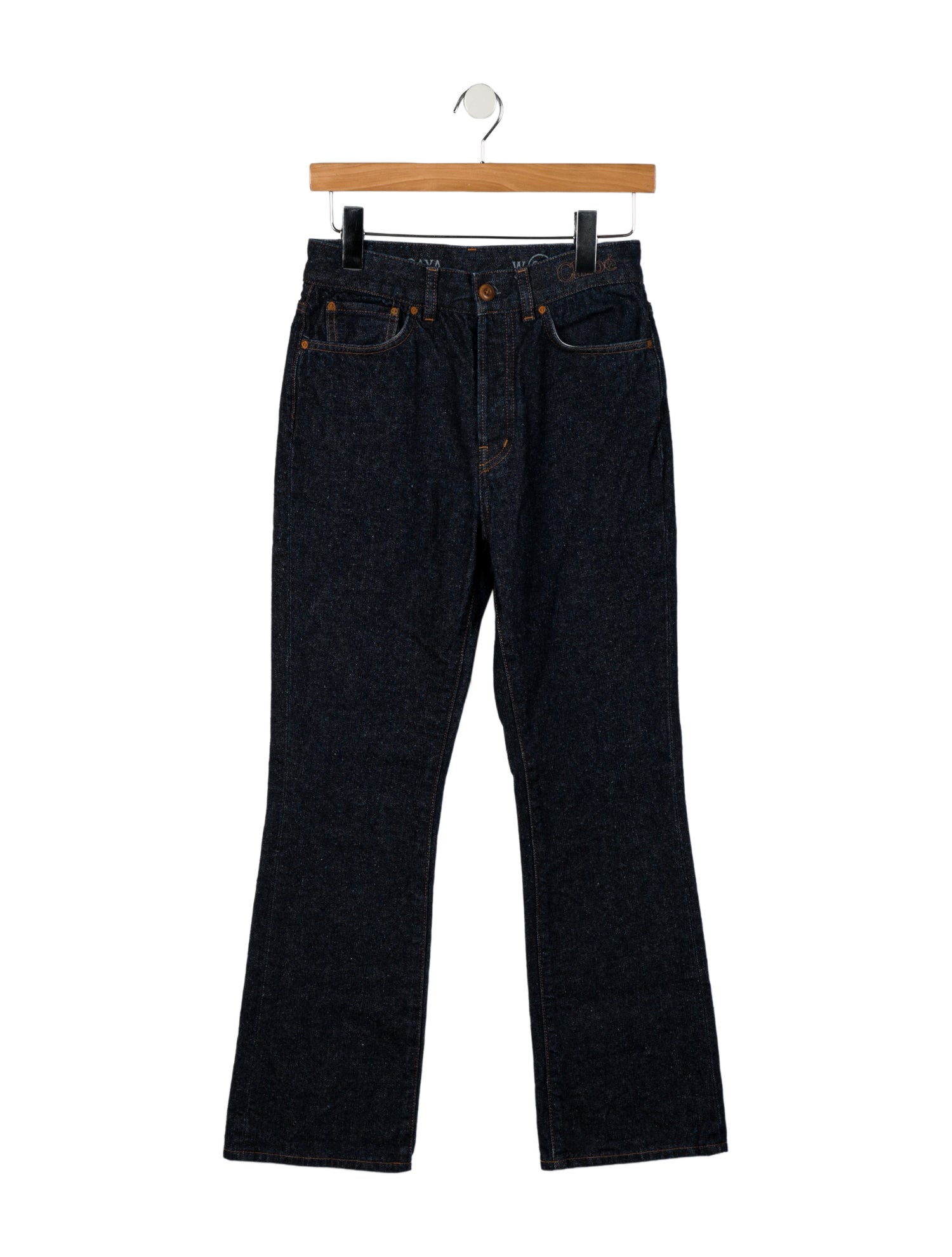 Chloé High-Rise Straight Leg Jeans