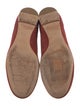 Chloé Suede Scalloped Accent Ballet Flats