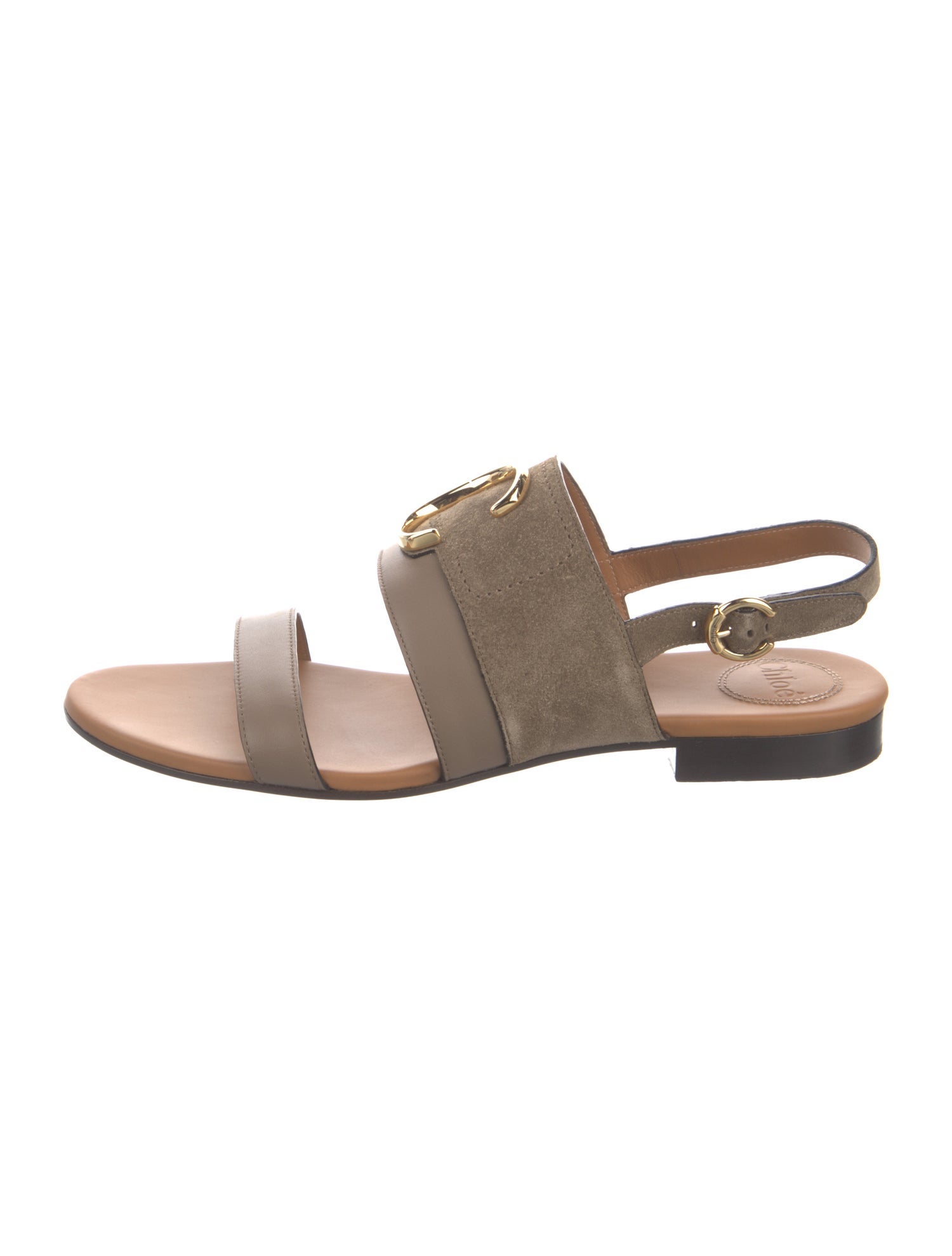 Chloé Suede Slingback Sandals