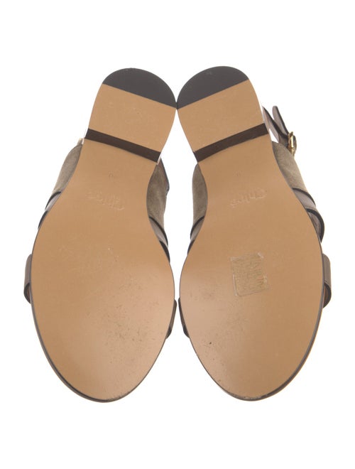Chloé Suede Slingback Sandals