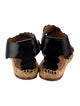 Chloé Leather Scalloped Accent Espadrilles