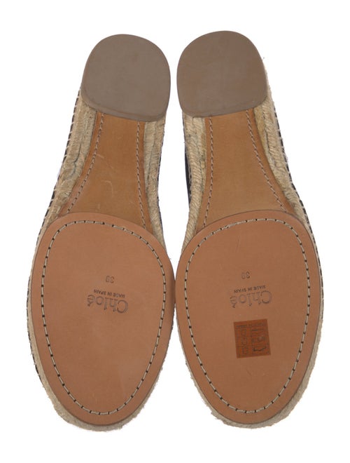 Chloé Suede Scalloped Accent Espadrilles