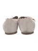 Chloé Suede Scalloped Accent Ballet Flats