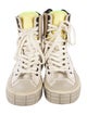Chloé Nylon Colorblock Pattern Sneakers