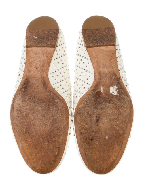 Chloé Leather Lasercut Accents Flats