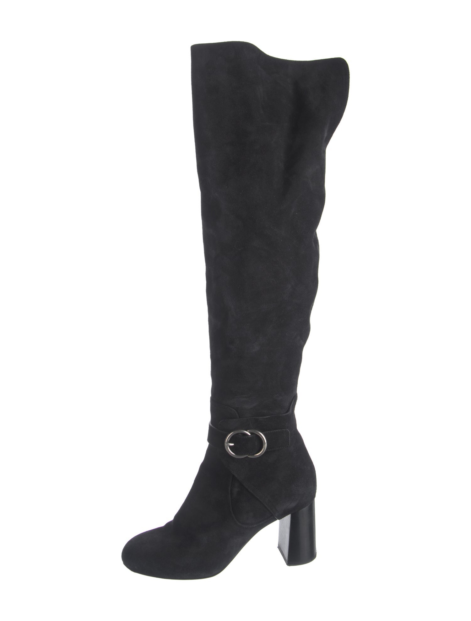 Chloé Suede Leather Trim Embellishment Boots