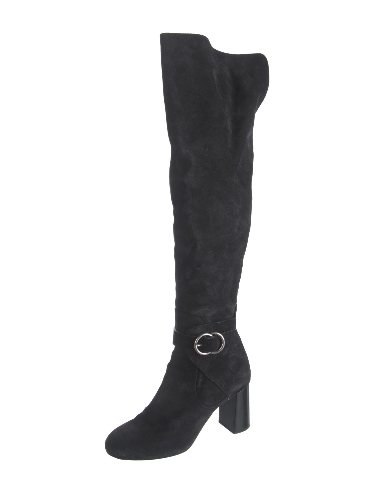 Chloé Suede Leather Trim Embellishment Boots