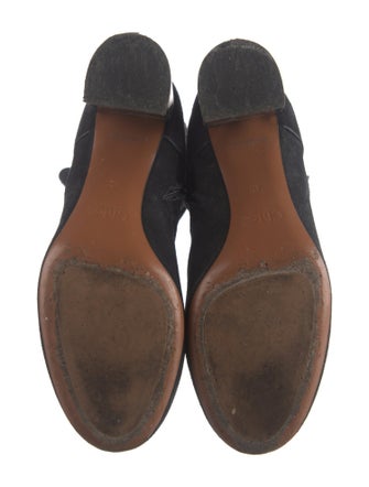 Chloé Suede Leather Trim Embellishment Boots