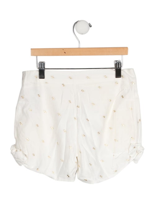 Chloé Girls' Embroidered Shorts